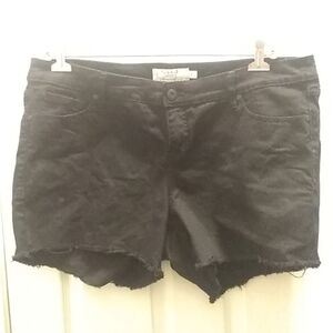 FINAL MARKDOWN Ladies' torrid Black Denim Cutoff Shorts (18)